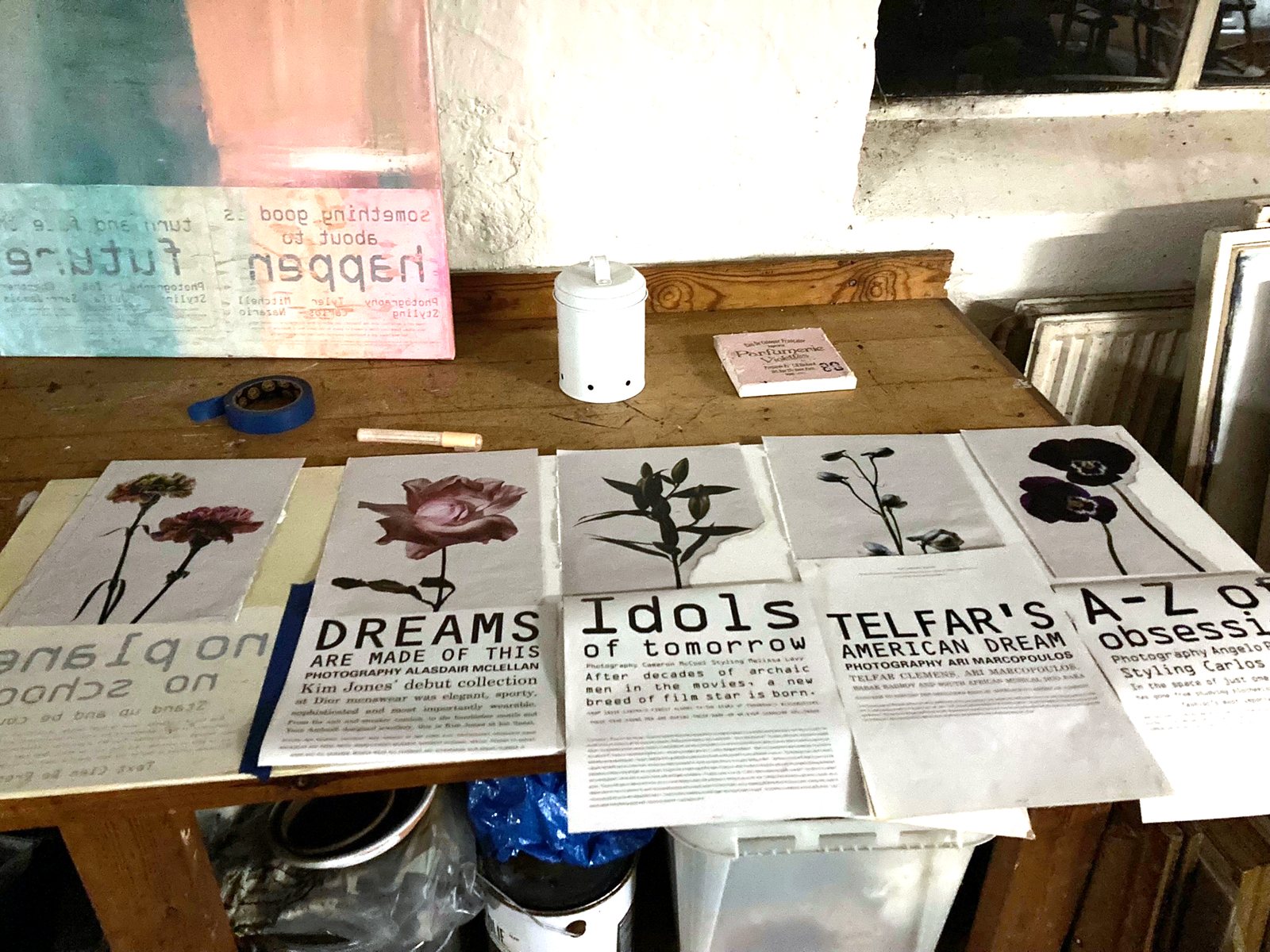 Pages chosen for the next works
